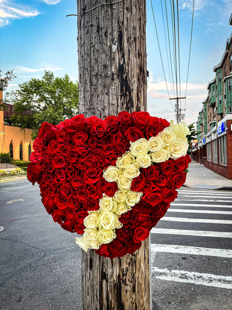 Heart Shape Birthday Flowers