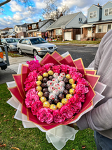 Heart Shape Bouquet with Chocolate